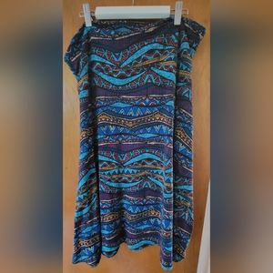 LuLaRoe Azure Skirt Size 2X